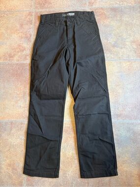 Carhartt Men's Black Straight-Leg Chinos
